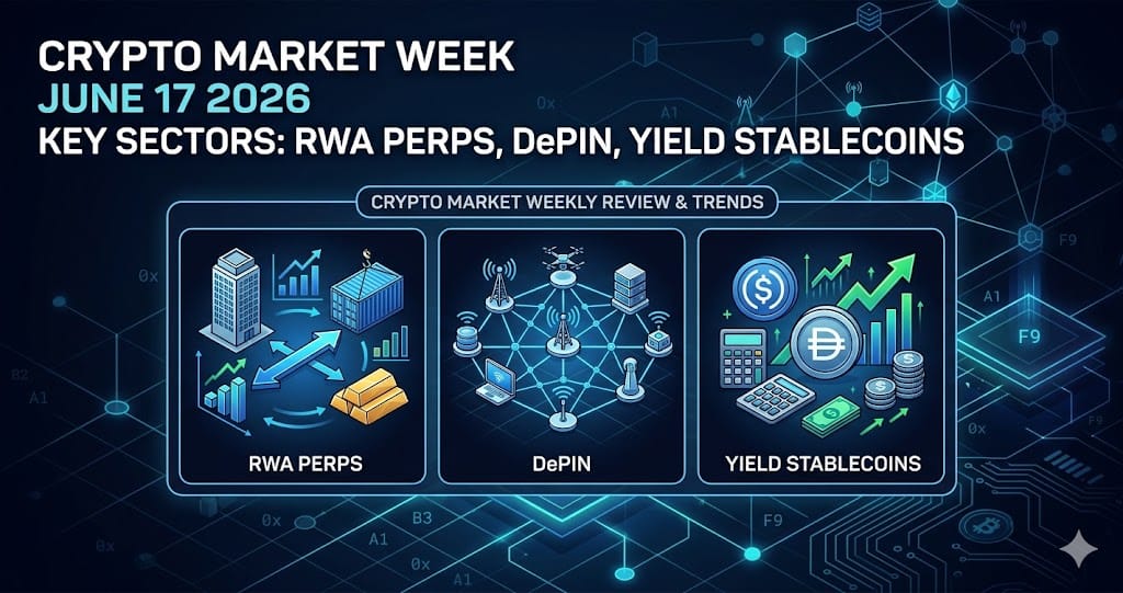 Crypto Market Week June 17 2026 RWA Perps DePIN and Yield Stablecoins