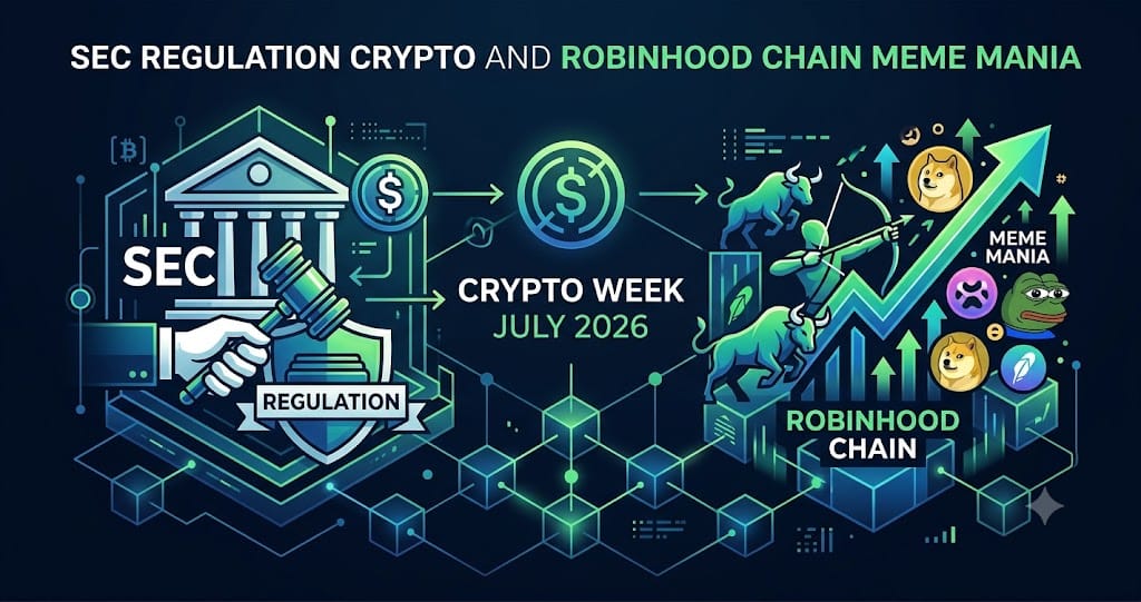 SEC Regulation Crypto and Robinhood Chain Meme Mania Crypto Week July 2026