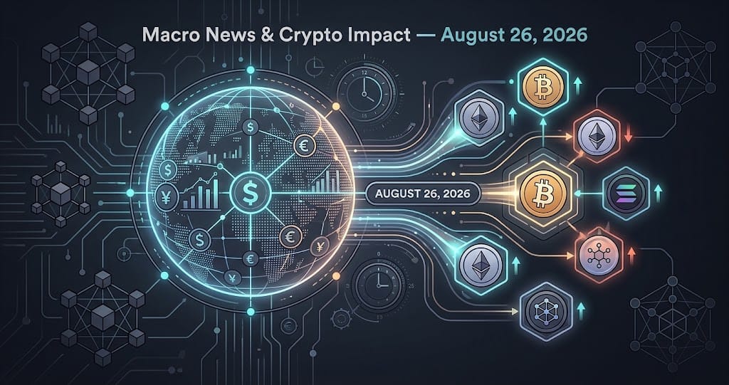 Macro News Crypto Impact August 26 2026