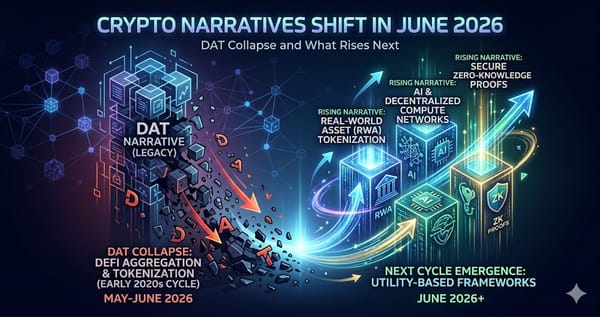 Crypto Narratives Shift in June 2026 DAT Collapse and What Rises Next