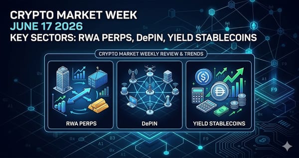 Crypto Market Week June 17 2026 RWA Perps DePIN and Yield Stablecoins