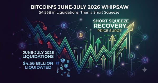 Bitcoins June-July 2026 Whipsaw $4.56B in Liquidations Then a Short Squeeze