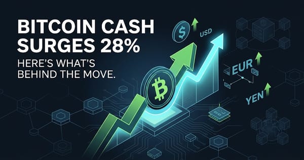 Bitcoin Cash Surges 28% Heres Whats Behind the Move