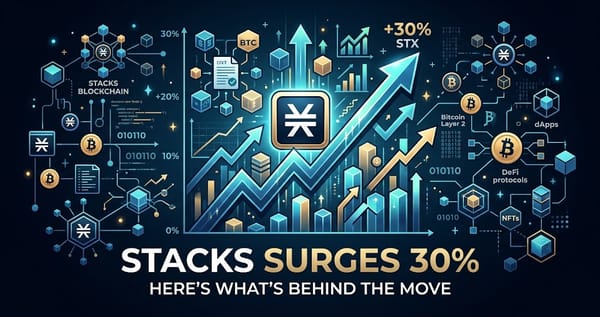 Stacks Surges 30% Heres Whats Behind the Move